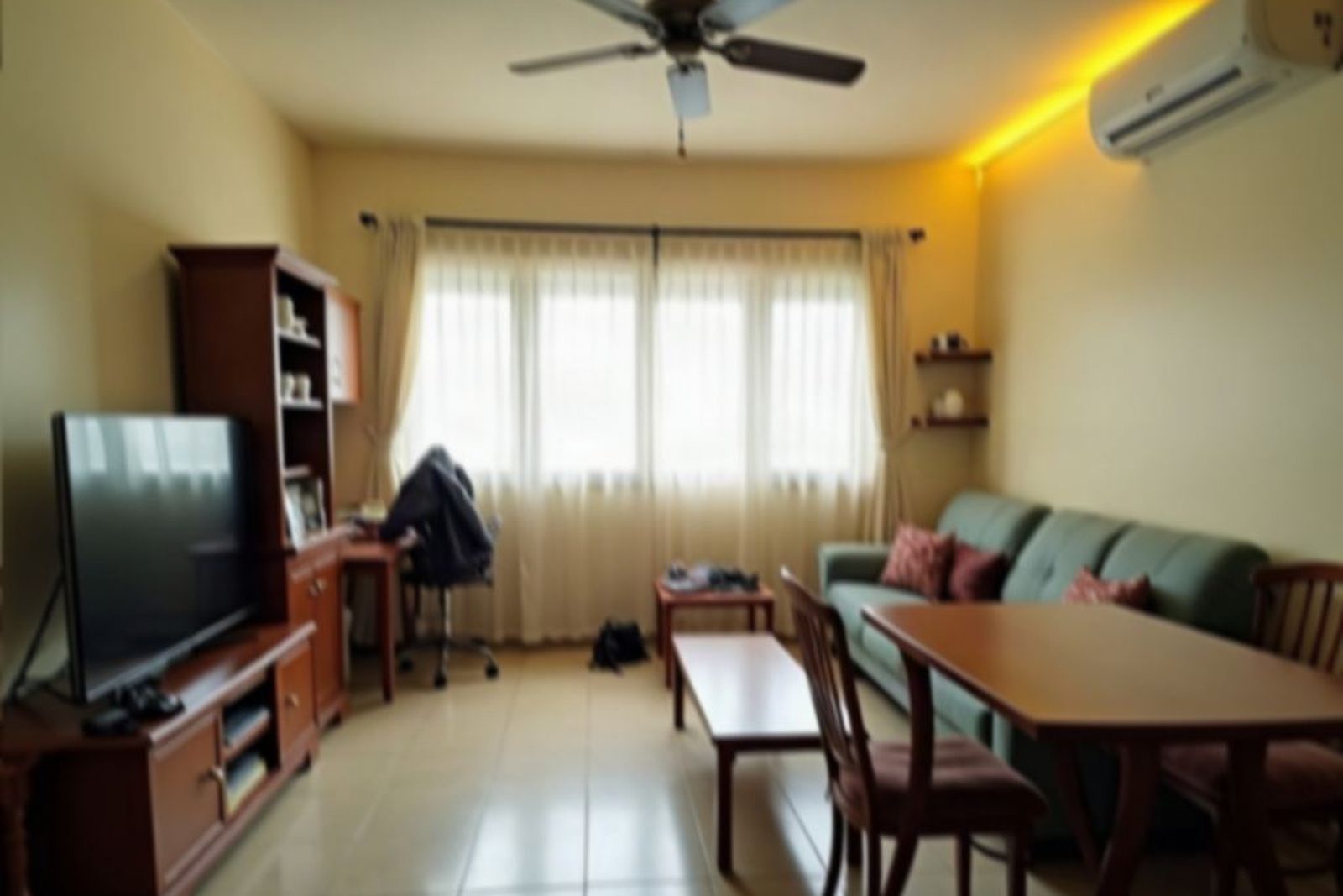 Foto original da sala de estar